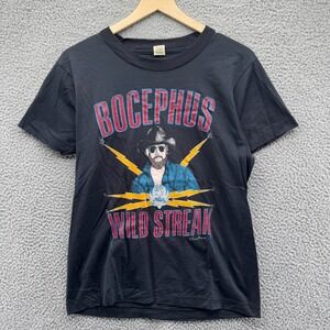 Vintage Hank Williams JR Shirt Mens Medium Bocephus Wild Streak Tour 1988